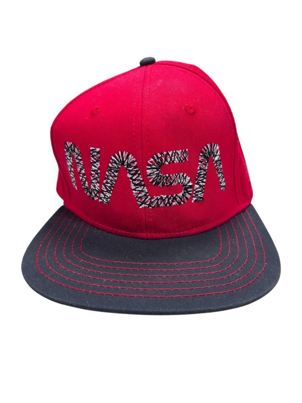 NASA SnapBack Ball Cap Space Red Outdoors